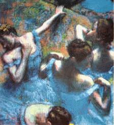 Edgar Degas Danseuses Bleues oil painting image